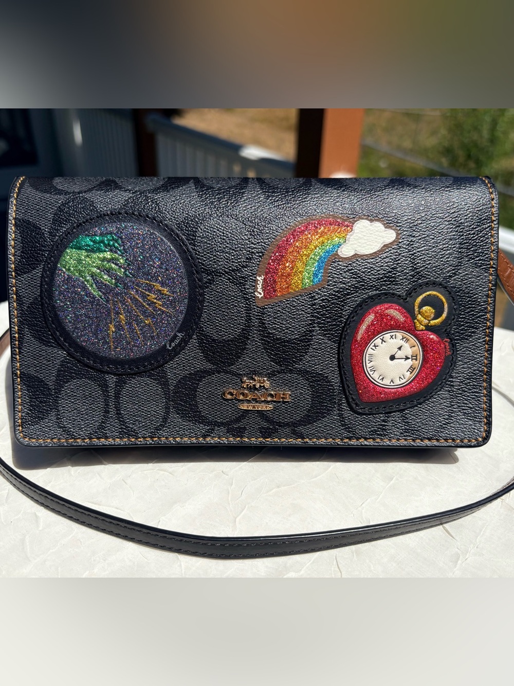 COACH Hayden Crossbody In Signature Canvas With Wizard of Oz Patches 39268